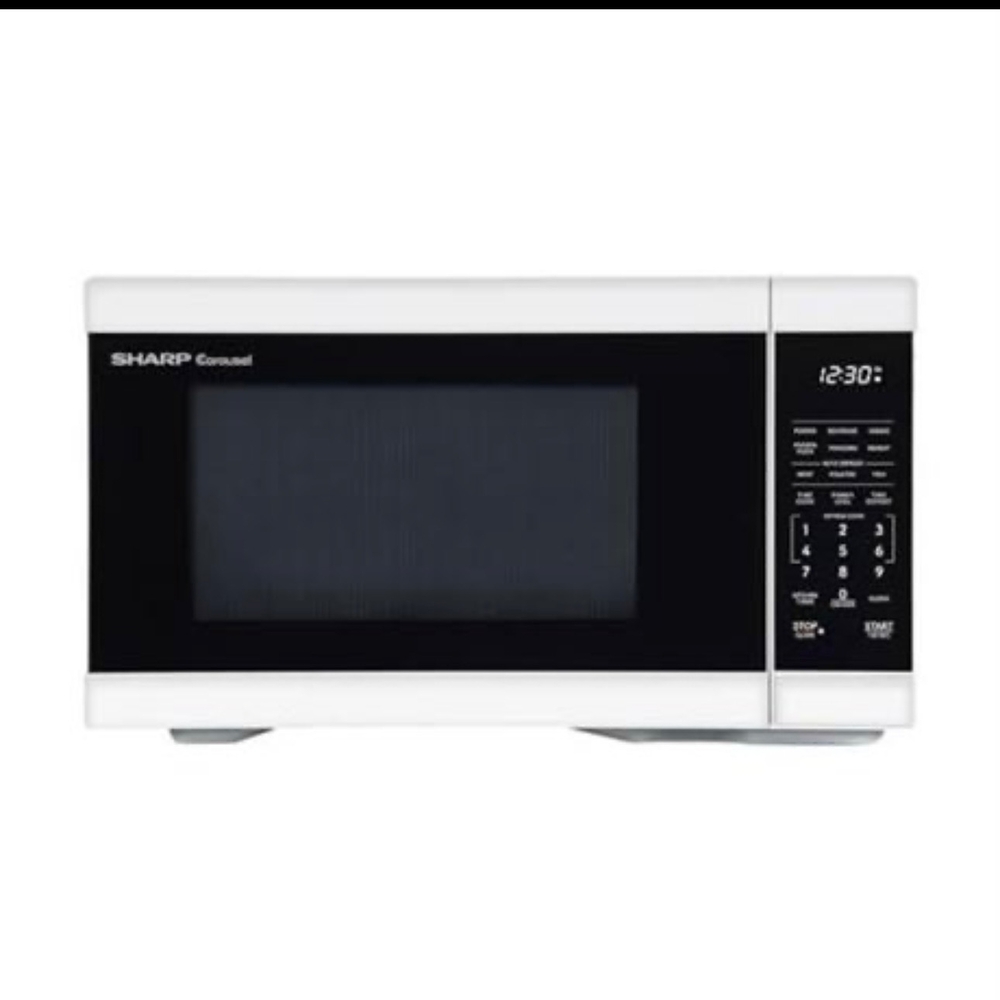 Sharp Carousel White Microwave Oven